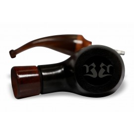 Cachimbo Bertoldi Anel Madeira Preto com Filtro Permanente